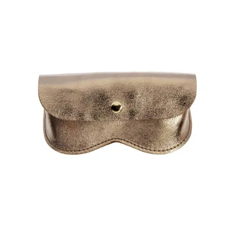 Aviateur leather glasses case
