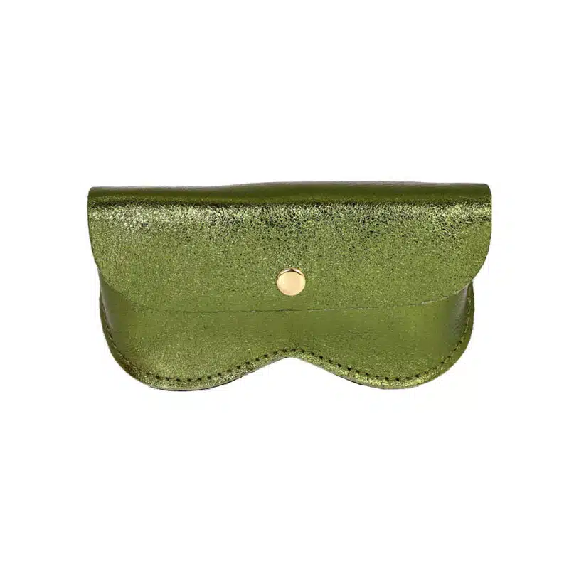 Aviateur leather glasses case