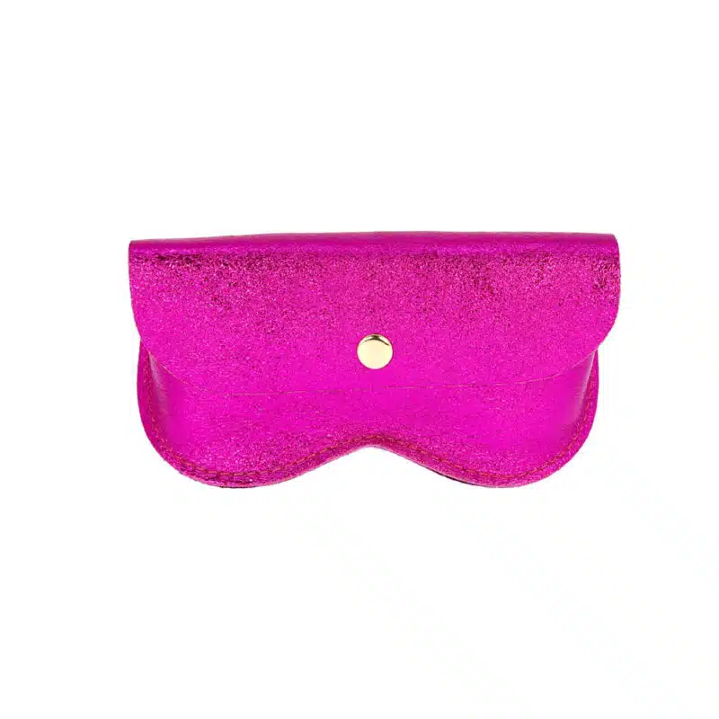 Aviateur leather glasses case