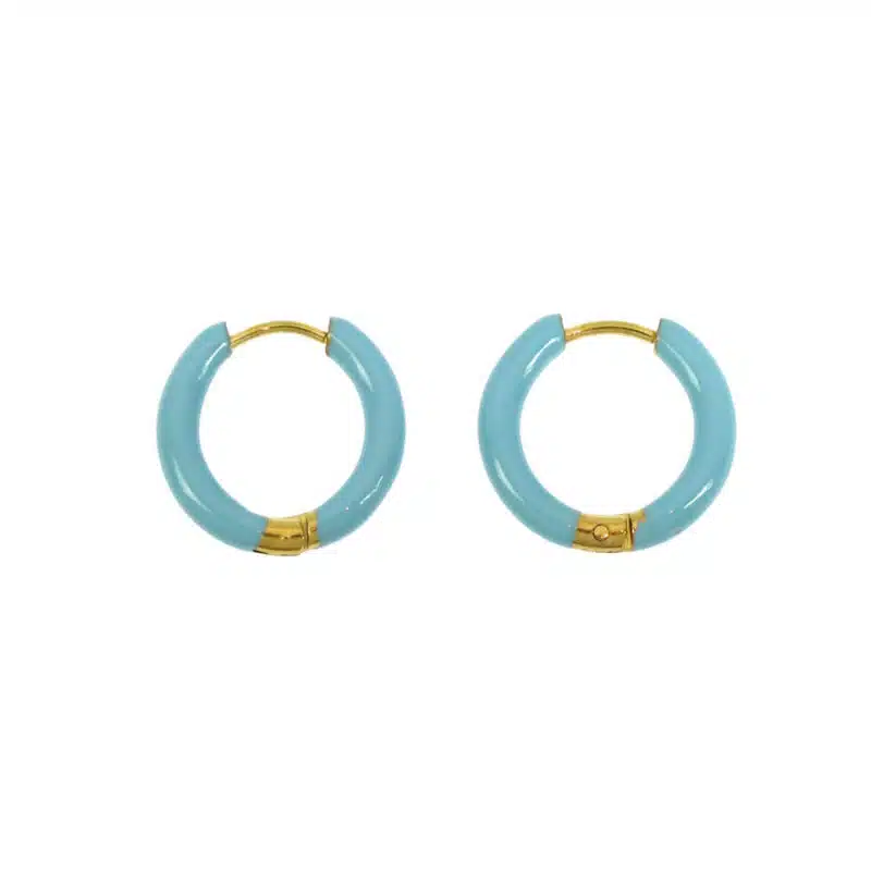 Lexie steel earrings