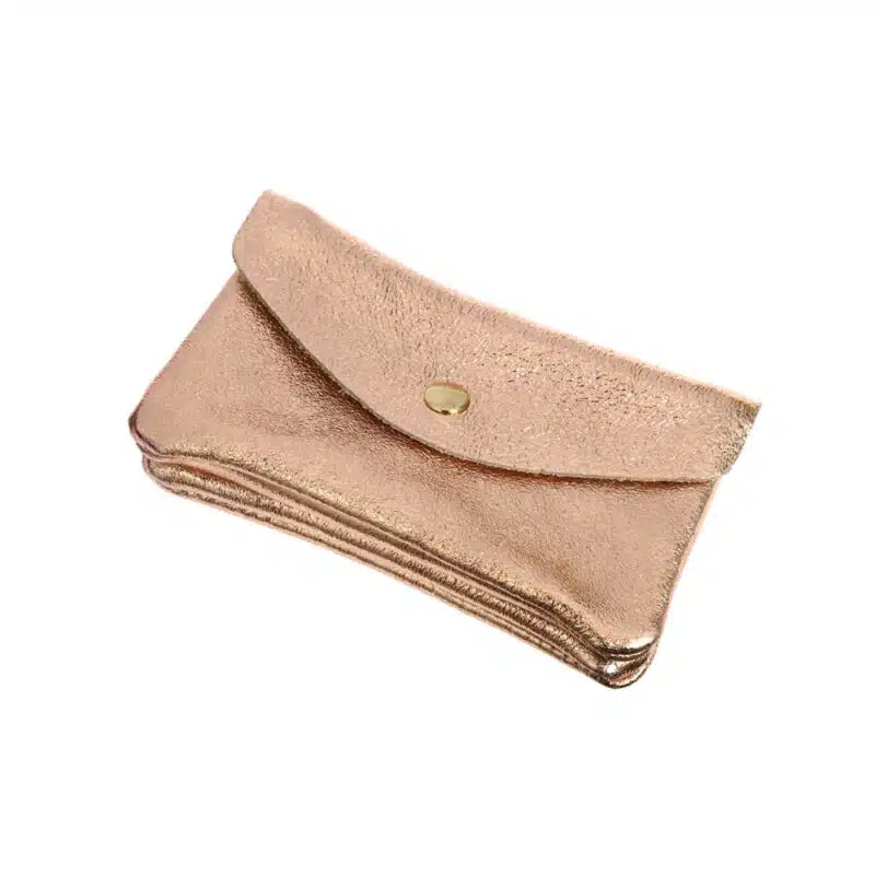 Pochette Twin en cuir vachette
