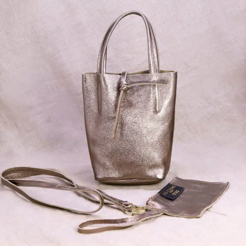 Mini Tote Bag Leather shoulder strap
