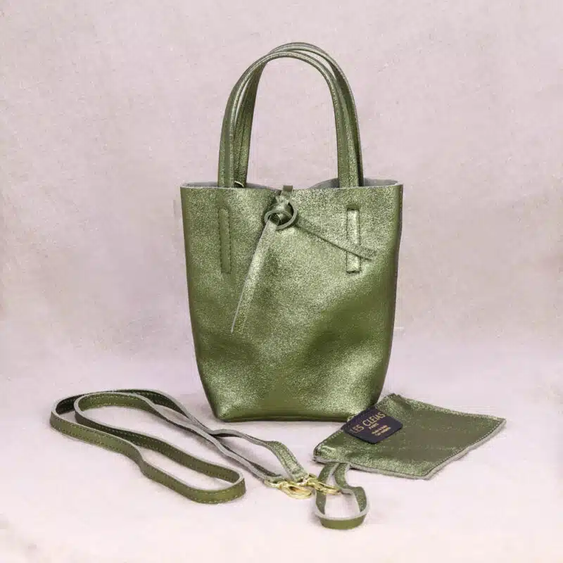 Mini Tote Bag Leather shoulder strap