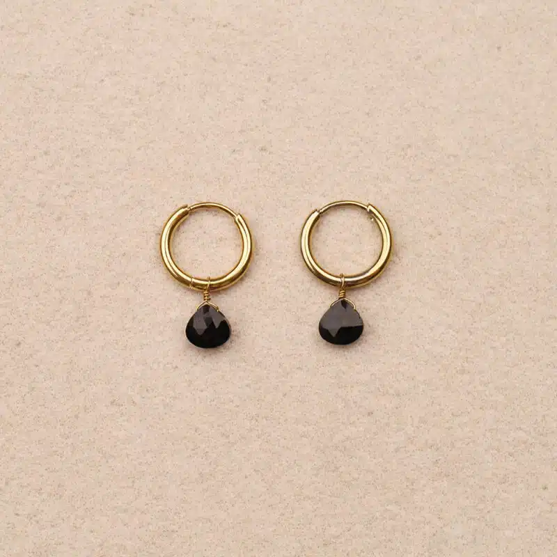 Livia steel earrings