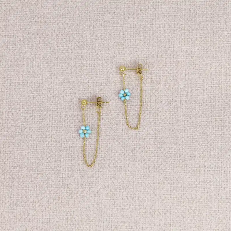 Boucles d'oreilles acier Suzanne