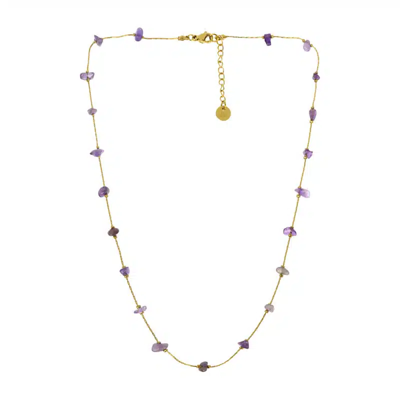 Collier court acier Rosine