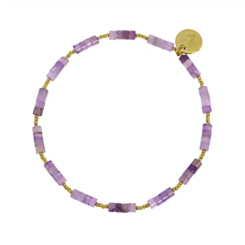 Bracelet Nestor en aciet et pierre