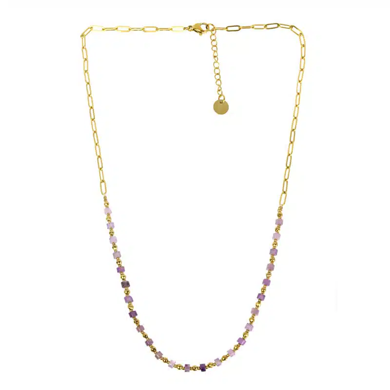 Collier acier Saskia