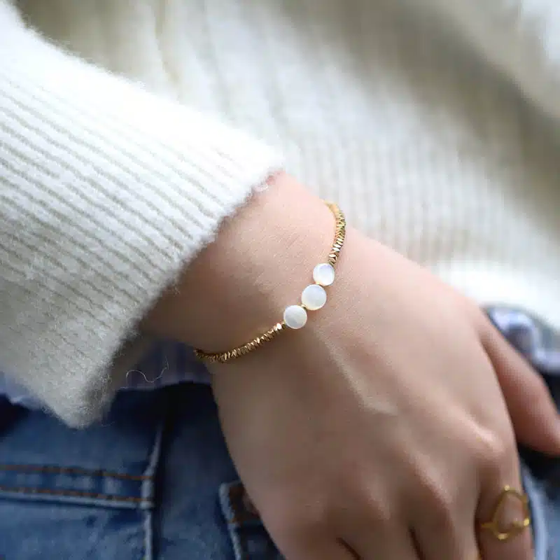 Bracelet élastique acier Zofia