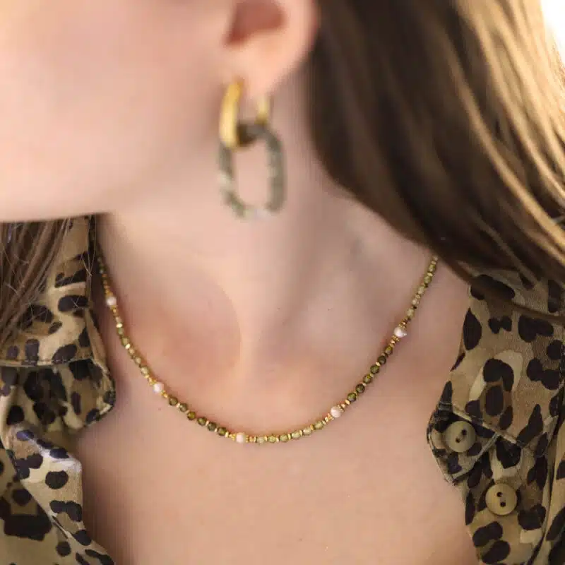 Gersende steel necklace