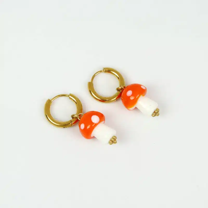 Boucles d'oreilles Edélie en acier