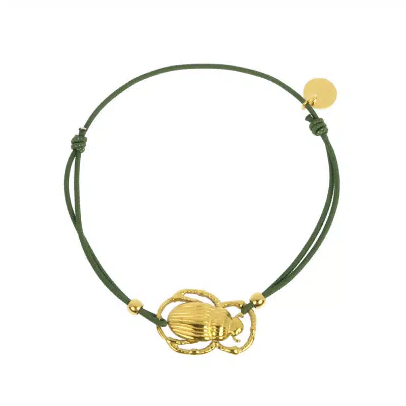 Scarabée elastic bracelet in acie
