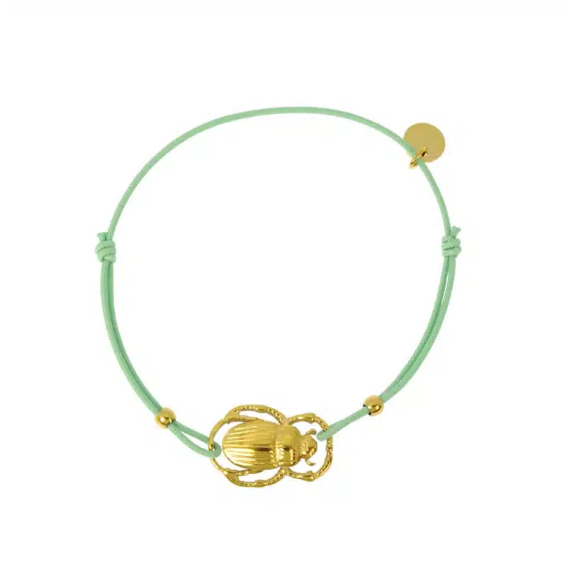 Bracelet élastique Scarabée en acie