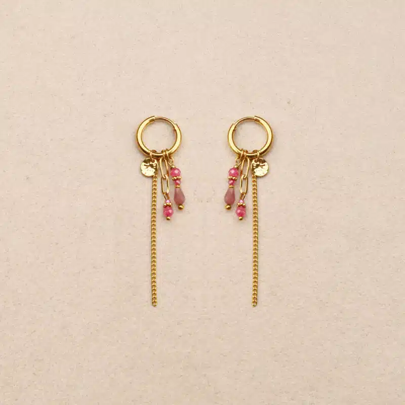 Lunéa steel earrings