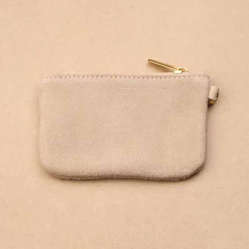 Daim Zip XS leather pouch