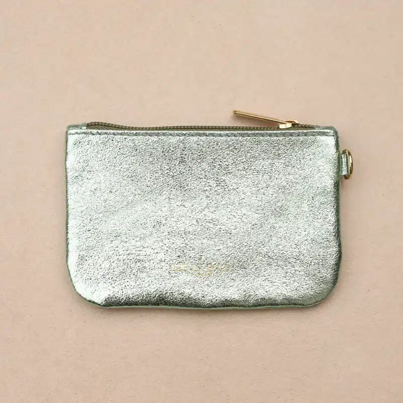 Pochette Zip XS en cuir
