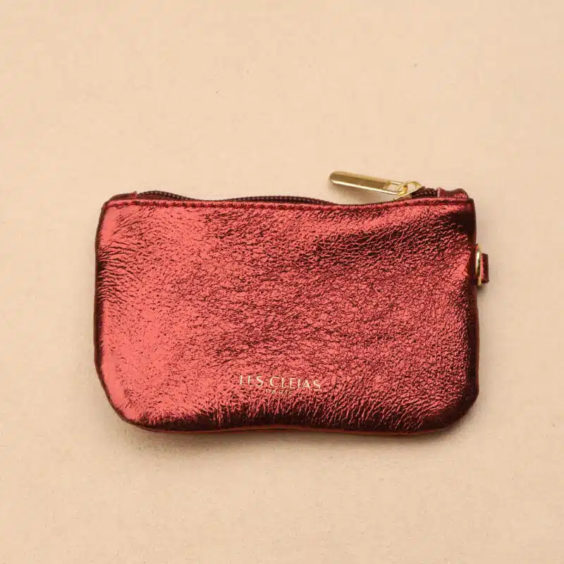 XS Leather Zip Pouch