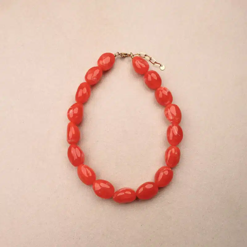 Yvette necklace in acetate